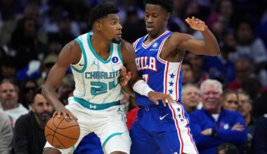 Quentin Grimes' clutch 3-pointer lifts 76ers to 125-121 win over Hornets in home opener