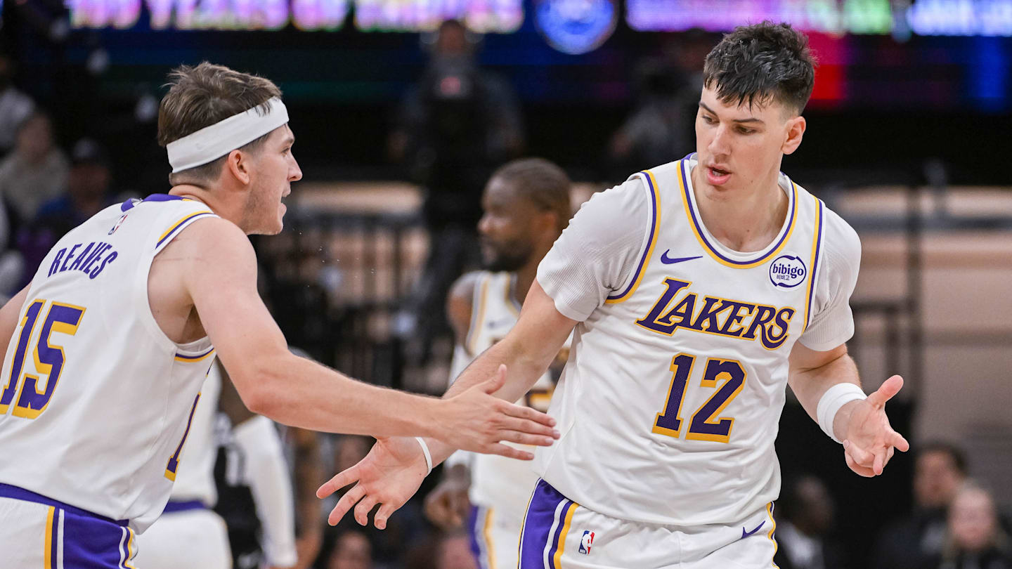 Lakers’ Jake LaRavia Responds to Anthony Edwards Trolling Him