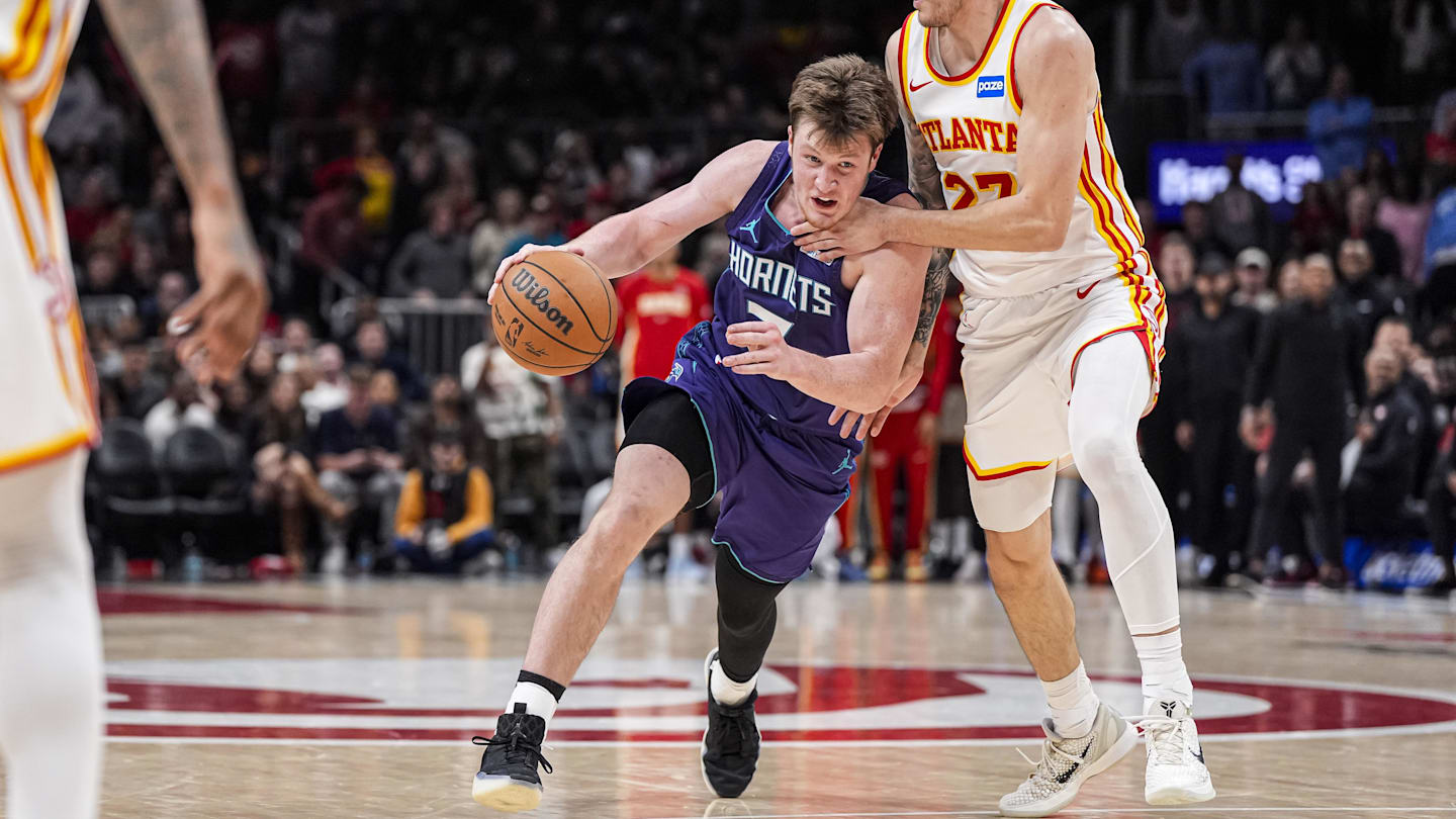 Kon Knueppel discusses end of Hornets-Hawks, his jumper, and Charlotte's mental game