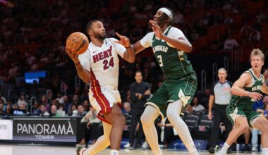 A potential Miami Heat backcourt debut, three point battle and other keys vs Bucks