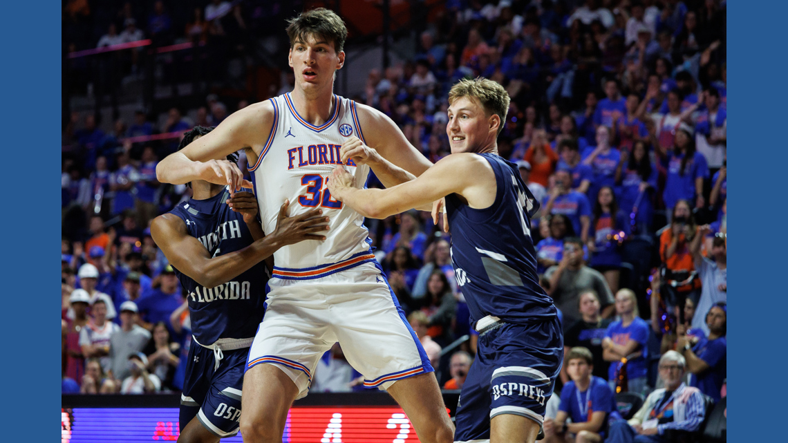 The world's tallest teenager becomes the tallest player in college basketball history
