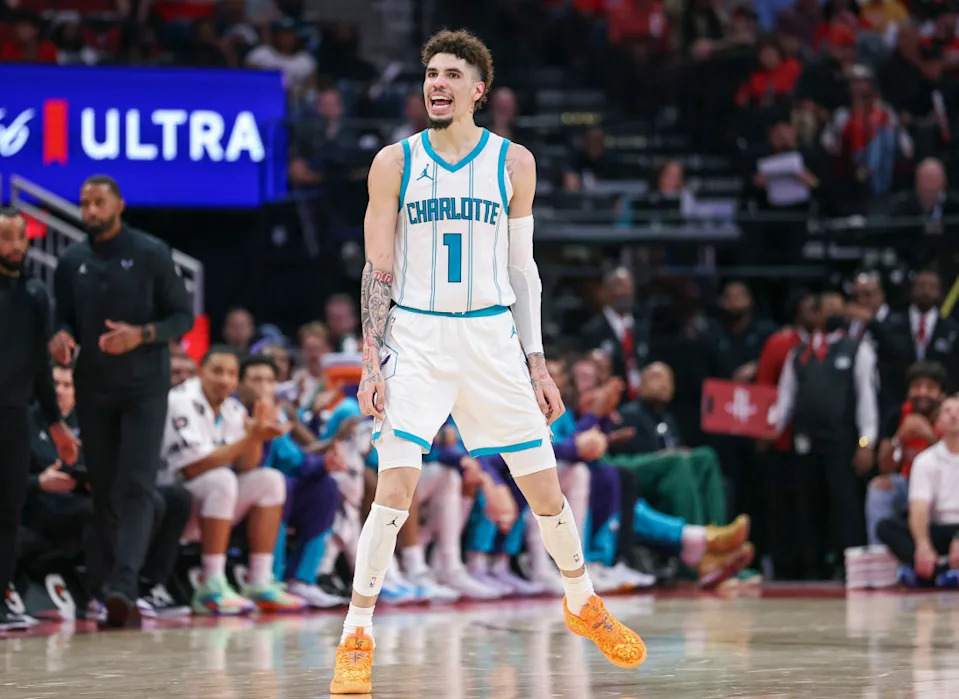 Charlotte Hornets guard LaMelo BallTroy Taormina-Imagn Images