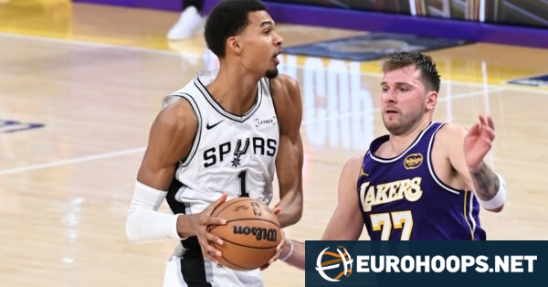 Doncic and Wemby score 38 points each as the Lakers and the Spurs win
