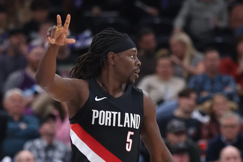 Portland Trail Blazers guard Jrue Holiday (5)Rob Gray-Imagn Images