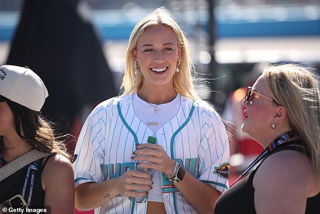 Cunningham was seen at NASCAR's championship race at Phoenix Raceway in Arizona