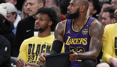 LeBron James has admitted that he doesn't 'talk as much' to eldest son Bronny these days
