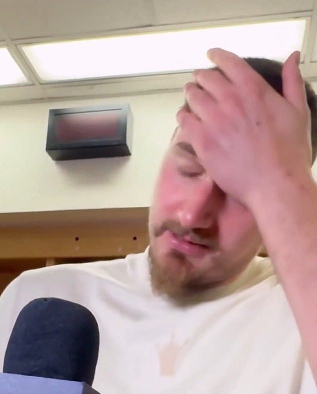 The Serbian offered an abrupt answer when he was asked about the Thanksgiving holiday