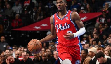 NBA star Tyrese Maxey swapped the court for the obstacle course on November 16
