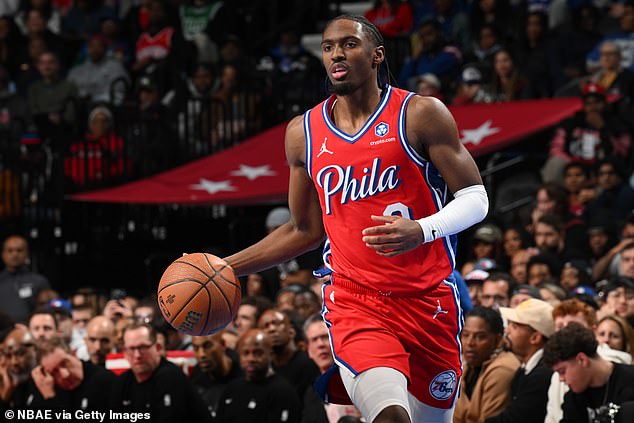 NBA star Tyrese Maxey swapped the court for the obstacle course on November 16