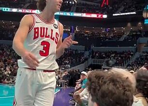 NBA star Josh Giddey confronted a fan on Friday night