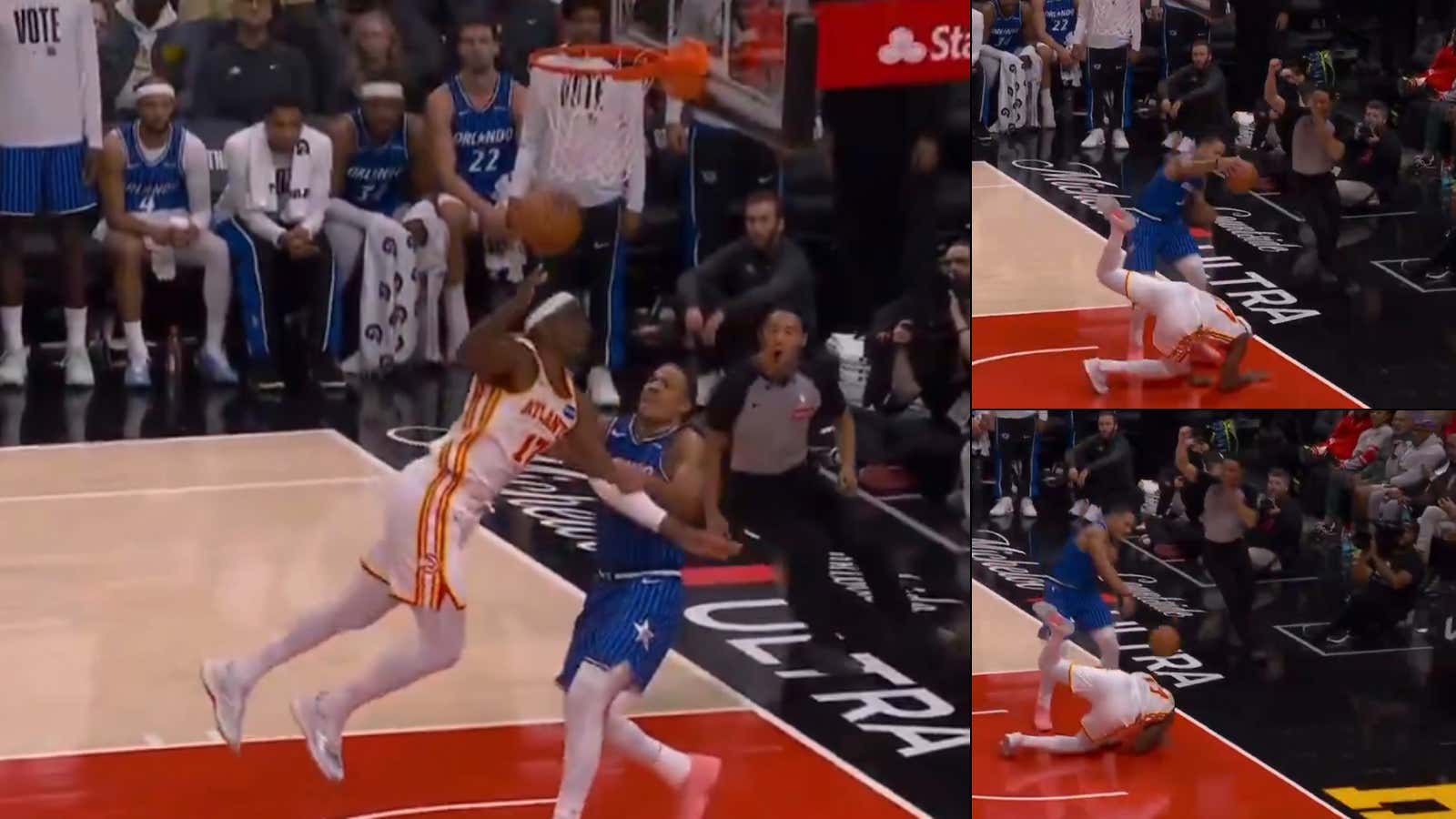 Desmond Bane Is Fitting In Perfectly With The Magic After Getting Ejected For A Dirty Play While Also Spiking The Basketball On Onyeka Okongwu's Head