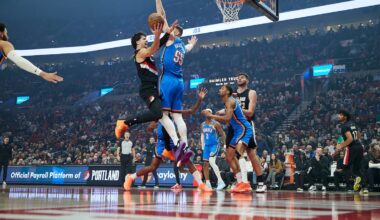 Avdija and Trail Blazers rally from 22 down to hand Thunder their first loss, 121-119