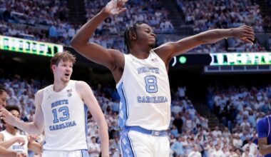 No. 25 UNC was down at half to No. 19 Kansas. A dominant 2nd half changed everything