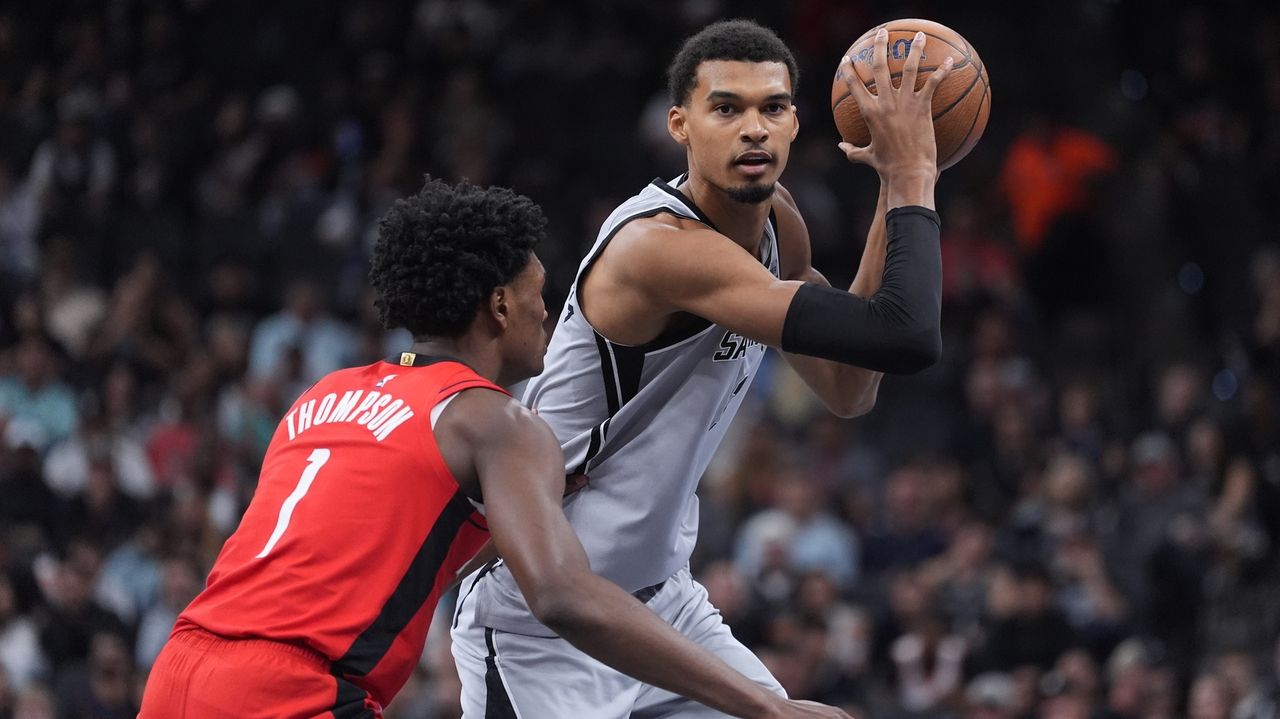 Barnes, Wembanyama lead Spurs to a 121-110 win over Rockets in the teams' NBA Cup opener