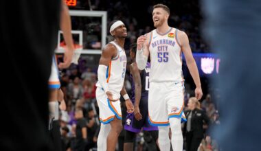 Isaiah Hartenstein was 'on one' during OKC Thunder's win over Kings