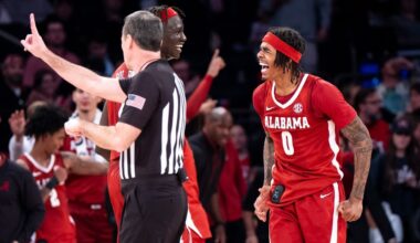 Labaron Philon scores 25 as No. 15 Alabama upends fifth-ranked St. John's 103-96 at MSG