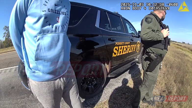 NEW VIDEO: Former Memphis Grizzlies Player Among Two Arrested in Poinsett County Drug Stop
