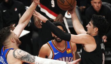 Portland Trail Blazers vs. Oklahoma City Thunders-Xinhua