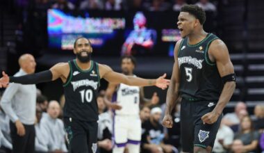 Edwards scores 26 points to lead the Timberwolves to a 144-117 win over the Kings