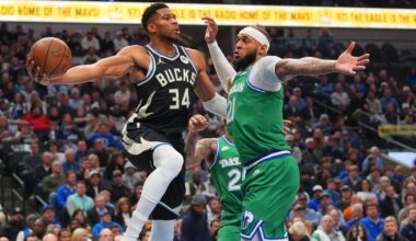 Antetokounmpo scores 15 of his 30 points in fourth quarter and Bucks edge Mavericks 116-114