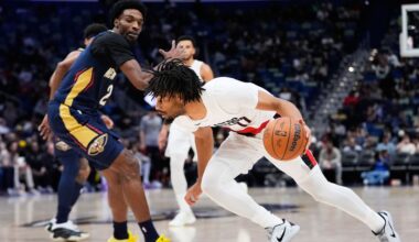Shaedon Sharpe's season-high 35 points lead Trail Blazers past Pelicans 125-117