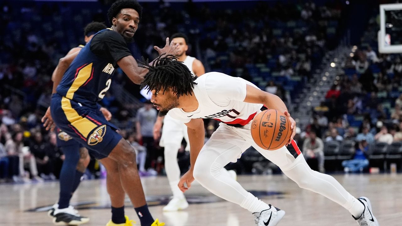 Shaedon Sharpe's season-high 35 points lead Trail Blazers past Pelicans 125-117
