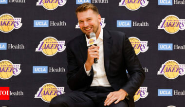 Los Angeles Lakers star Luka Doncic dodges controversy with his subtle reaction as Mavericks cut ties with GM Nico Harrison | NBA News