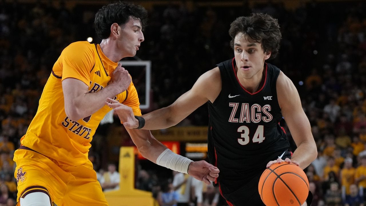 Graham Ike scores 20 points and No. 19 Gonzaga outlasts Arizona State 77-65