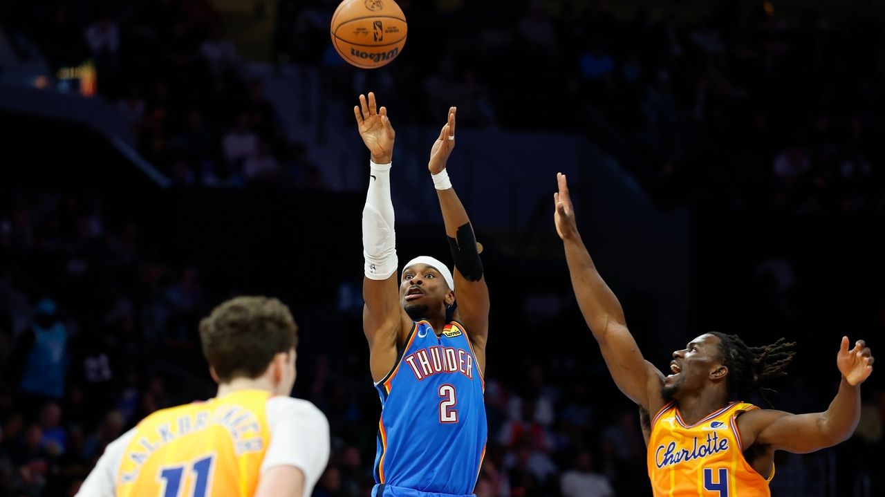 Gilgeous-Alexander, Holmgren lead Thunder to 109-96 win over Hornets for 5th straight victory