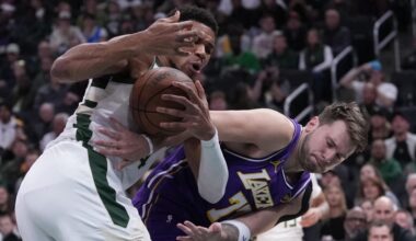 Doncic scores 41 points, Reaves adds 25 as Lakers roll to 119-95 win against Bucks
