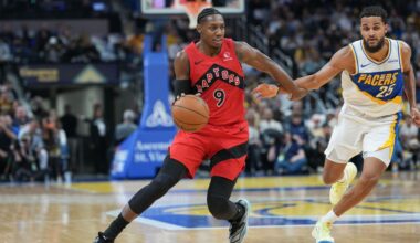Raptors drub depleted Pacers 129-111