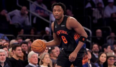 Sources: Knicks' OG Anunoby to be reevaluated in two weeks