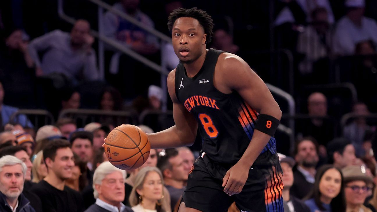 Sources: Knicks' OG Anunoby to be reevaluated in two weeks