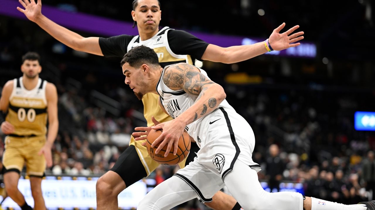 Nets beat Wizards 129-106 in a matchup of 1-win teams, sending Washington to its 11th straight loss