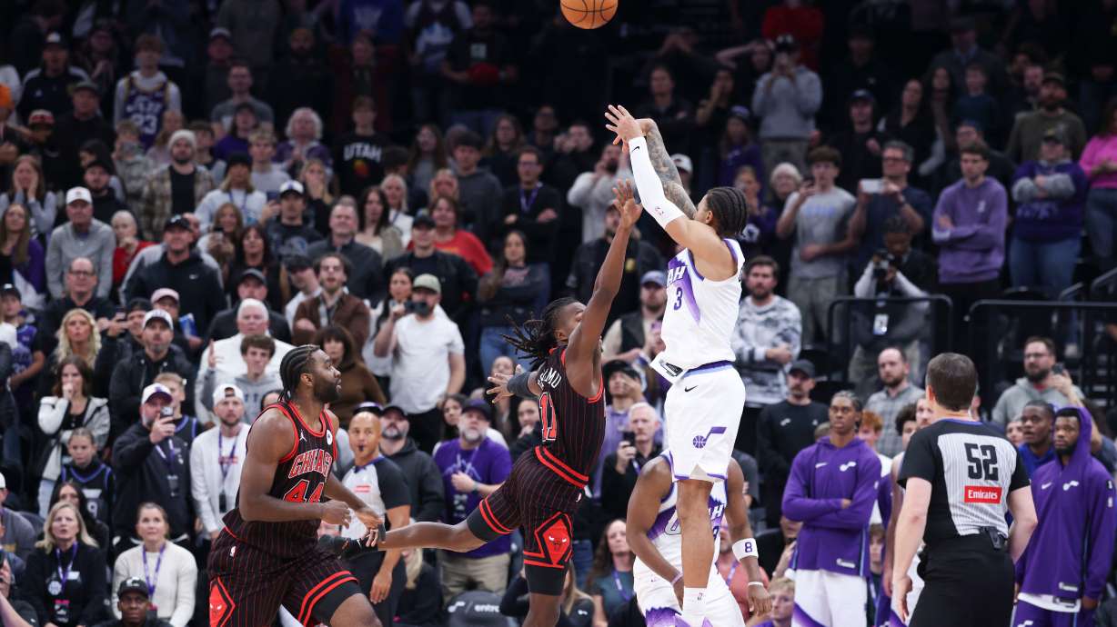 George makes late 3 in 2OT, Markkanen scores 47 as Jazz beat Bulls 150-147