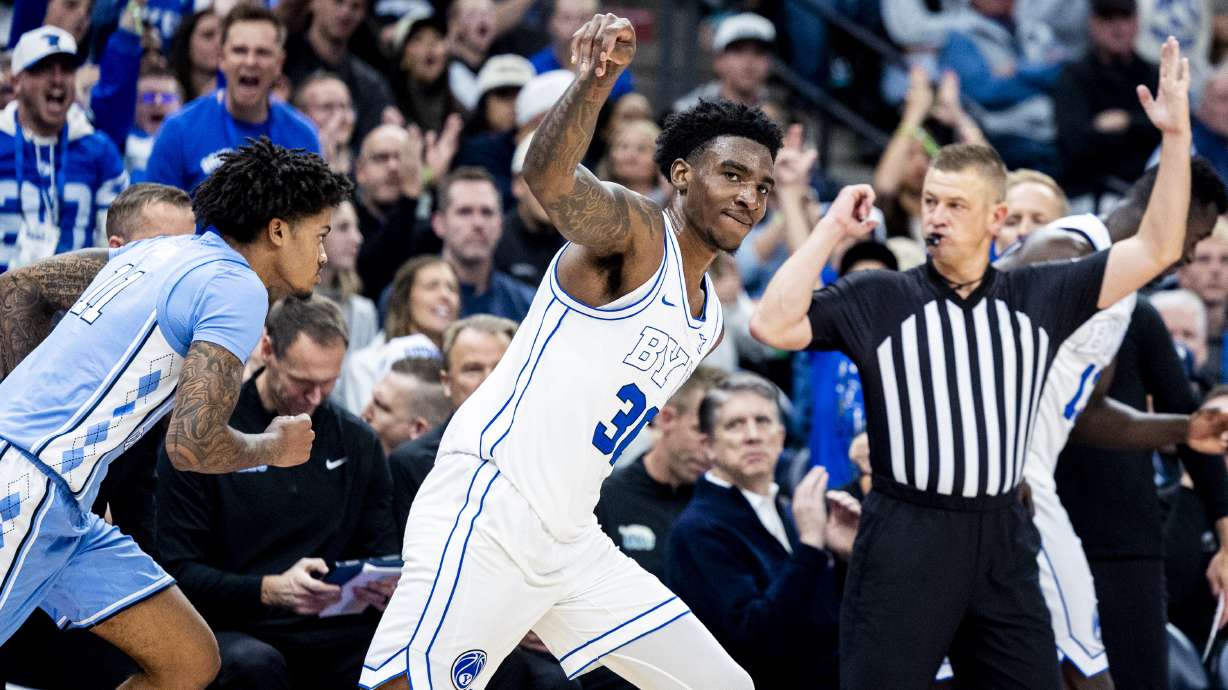 BYU hoops drops to No. 9 in AP Top 25 after loss to UConn, Davis absence
