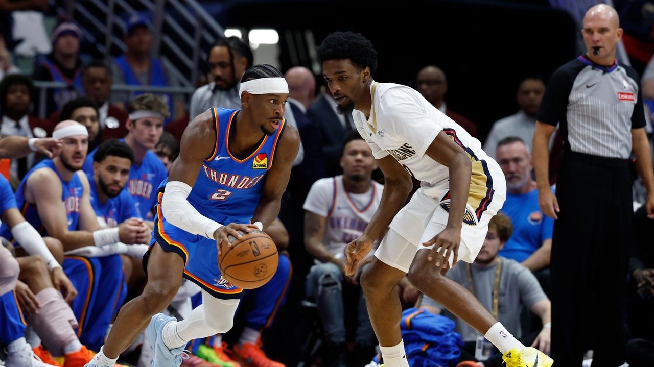 Holmgren scores 26 as the Thunder roll to a 126-109 win over the reeling Pelicans