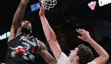 Barrett scores tiebreaking basket as Raptors beat Hornets 110-108