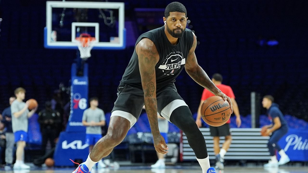 Paul George makes his season debut, starting for Philadelphia 76ers against Los Angeles Clippers