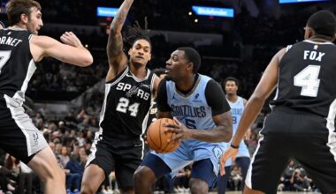 Fox, Barnes lead Spurs past Grizzlies 111-101 in a battle without stars Wembanyama, Morant