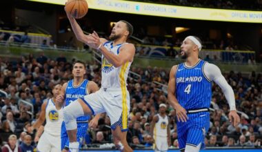 Stephen Curry passes Vince Carter on NBA's all-time scoring list, moves into 22nd place