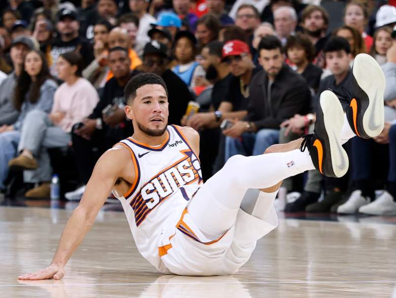 Devin Booker hits the court.