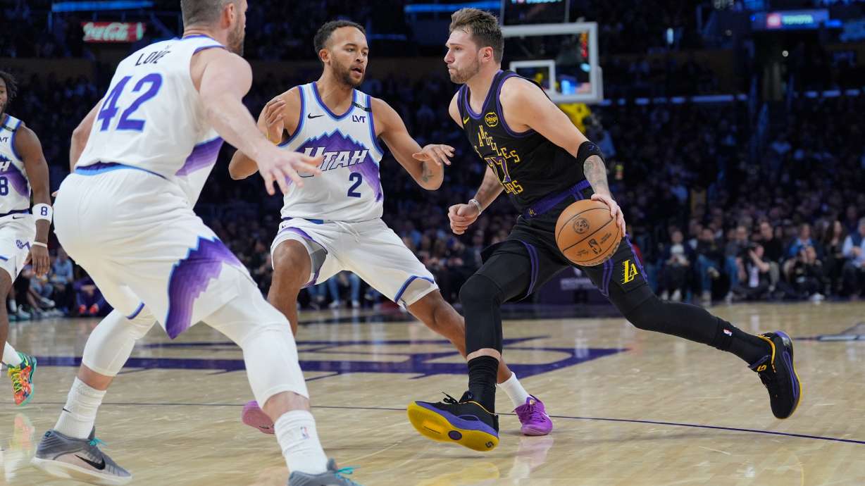 Jazz let opportunity slip as Doncic sparks Lakers win over Utah