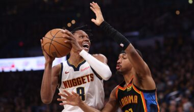 Career Night from Nuggets Fill-In Forward Guides Them To Victory