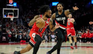 Vucevic’s buzzer-beating 3 gives the Bulls a 122-121 win over the Blazers