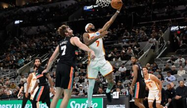 Fox, Johnson lead Spurs to third straight victory without Wembanyama, toppling Hawks 135-126