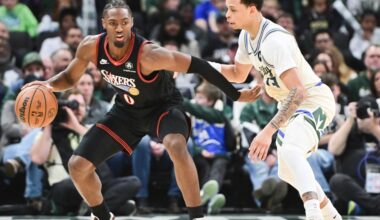 Player Grades for Ryan Rollins, Myles Turner in Bucks’ loss vs. 76ers