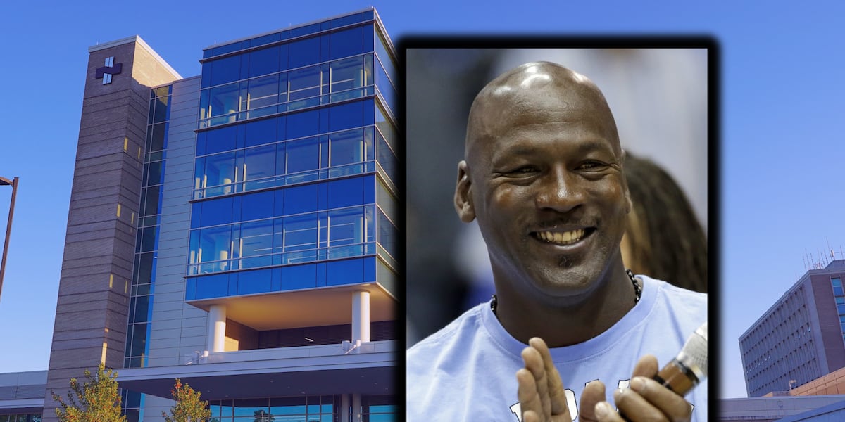 Basketball legend Michael Jordan donates $10 million to North Carolina hospital