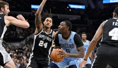 Fox, Barnes lead Spurs past Grizzlies 111-101 in a battle without stars Wembanyama, Morant