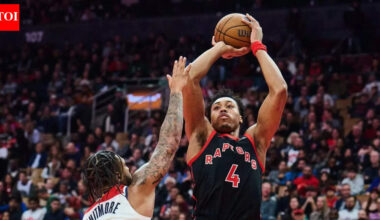 Toronto Raptors advance to NBA Cup knockout round with commanding win over Washington Wizards | NBA News